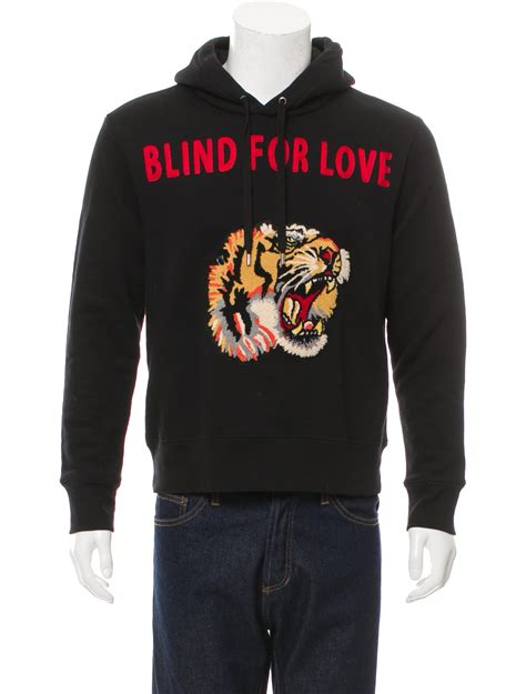 hoodie gucci blind for love|blind for love tiger hoodie.